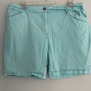 Talbots Aqua Bermuda Shorts